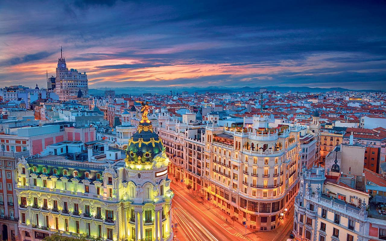 Iconic Picture of Madrid city