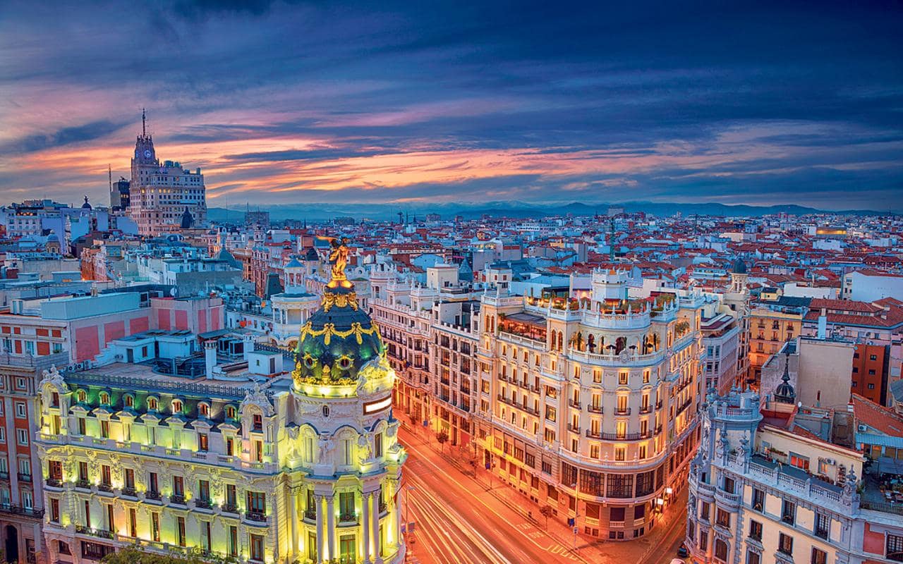 Iconic Picture of Madrid city