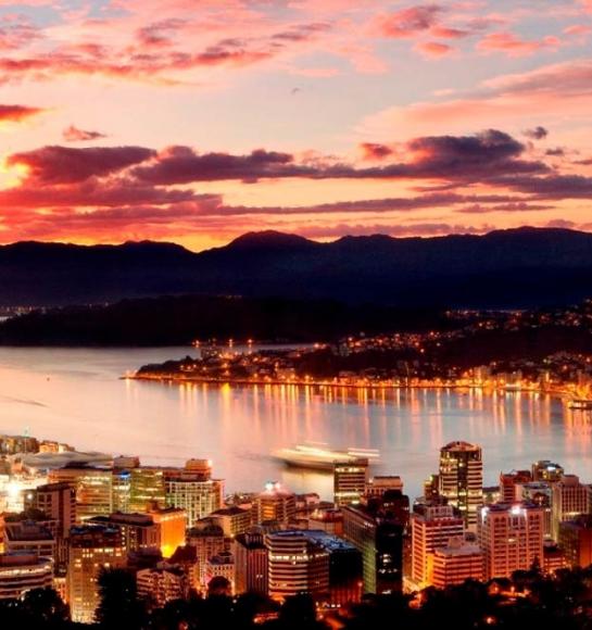 Iconic Picture of Wellington city